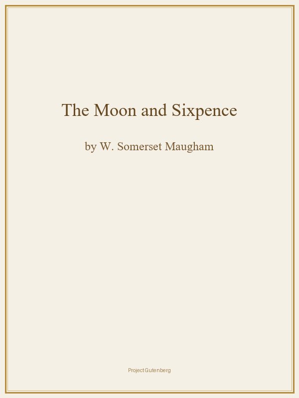 The Moon and Sixpence